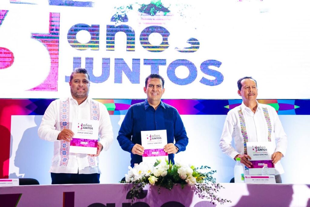 Presidente Jorge Sánchez Allec rinde 5to. Informe de Gobierno de resultados altamente positivos