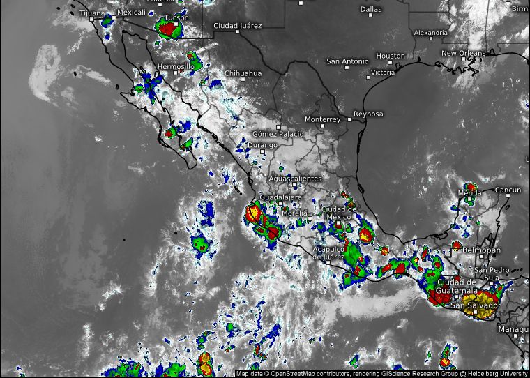 Alerta sgirpcgro por lluvias fuertes para los próximos días en Guerrero