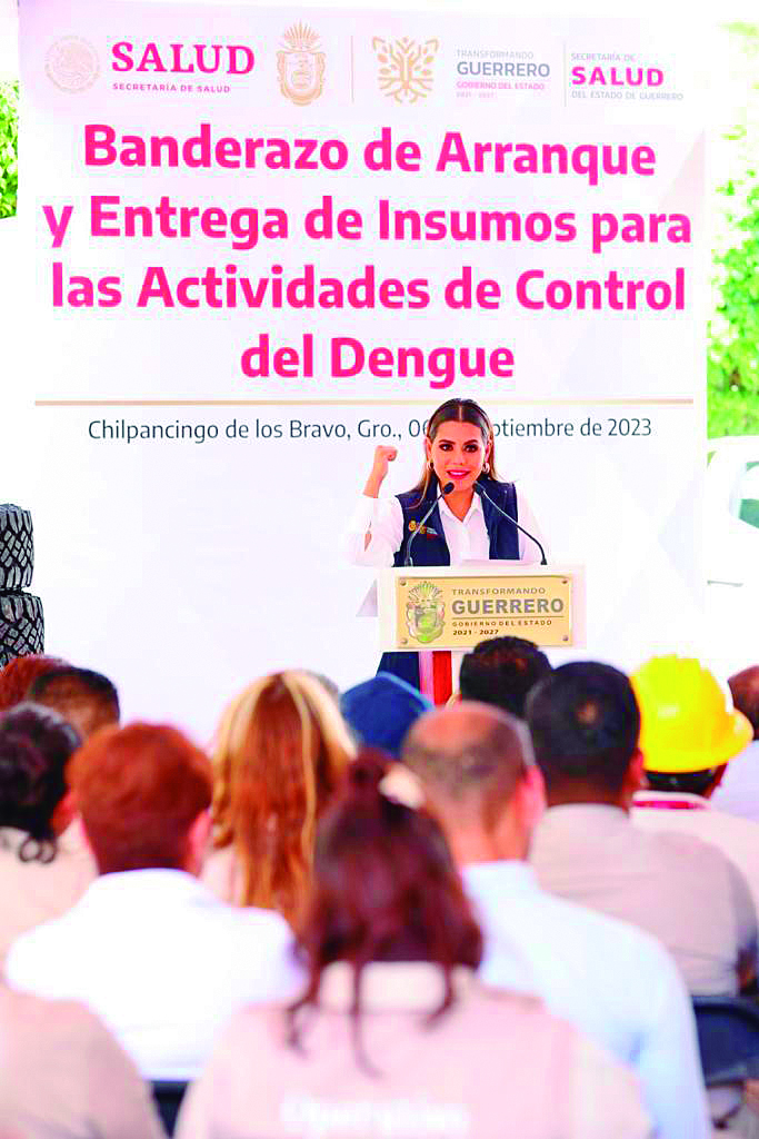 Fortalece gobernadora Evelyn Salgado acciones contra mosco transmisor del dengue en Guerrero
