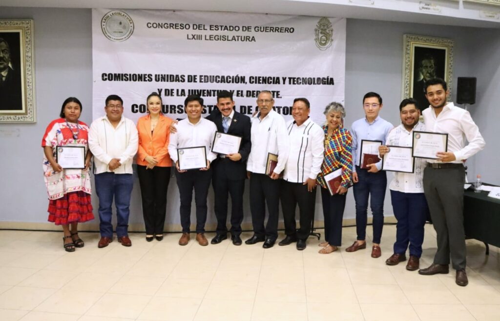 Eligen a joven que representará al Congreso de Guerrero en el concurso nacional de oratoria “Juan Escutia”, en Nayarit