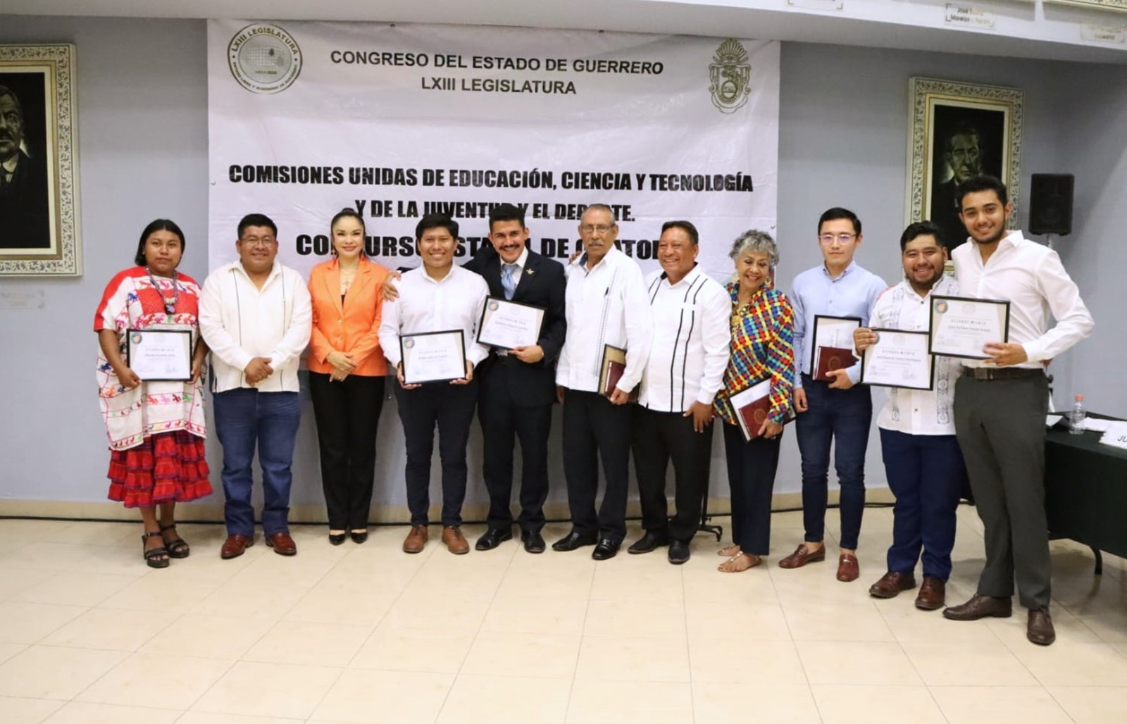 Eligen a joven que representará al Congreso de Guerrero en el concurso nacional de oratoria “Juan Escutia”, en Nayarit