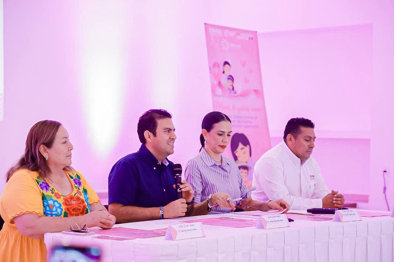 Ayuntamiento y DIF Zihuatanejo intensifican acciones contra cáncer de mama en Octubre Rosa