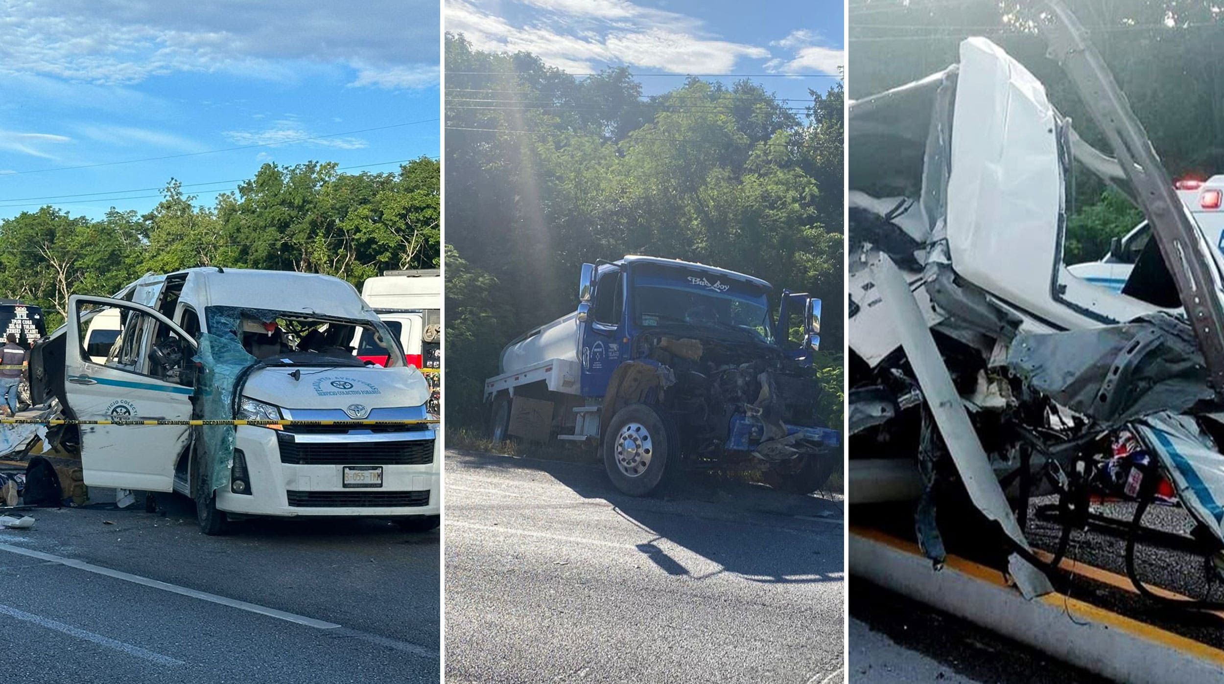 Accidente en la Carretera Tulum-Playa del Carmen: Se Reportan al Menos 7 Muertos y 12 Heridos