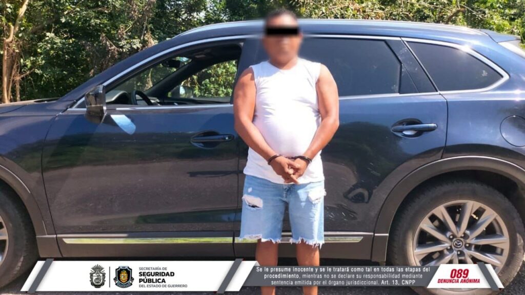 Detiene la policía estatal a una persona en el municipio de Florencio Villarreal