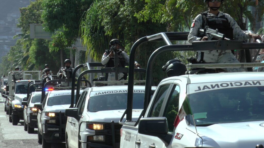 Arriban a Acapulco más de 300 efectivos de la Guardia Nacional