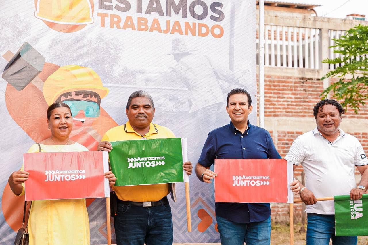 Gobierno de Jorge Sánchez inicia construcción de sistema de agua potable en colonia La  Carrerita de El Coacoyul