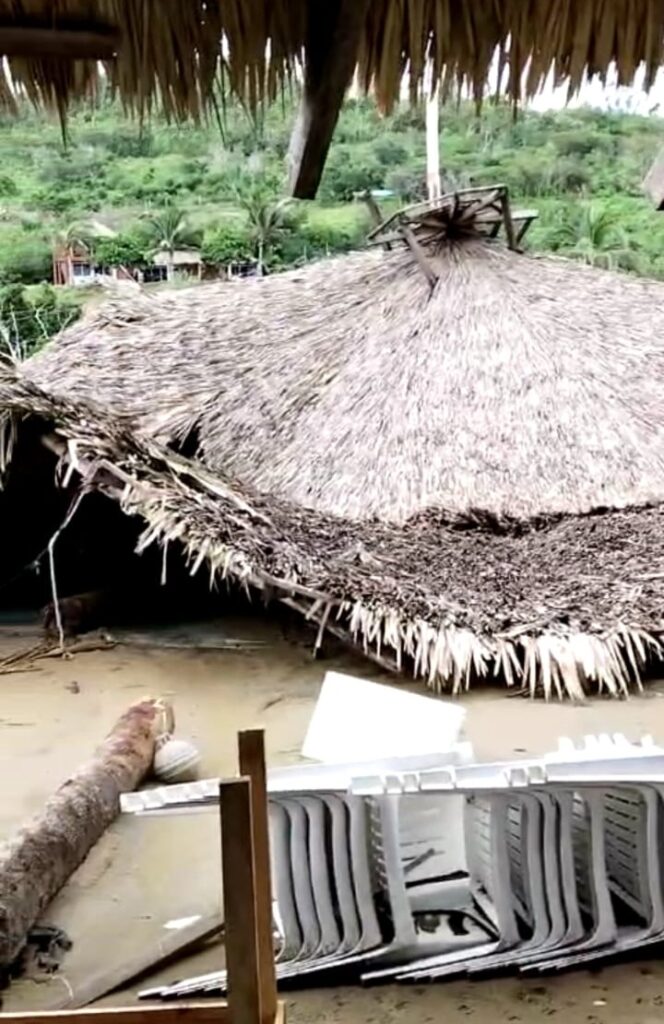 “Max” dejó sin empleo a familias en Bahías de Papanoa; urge apoyo