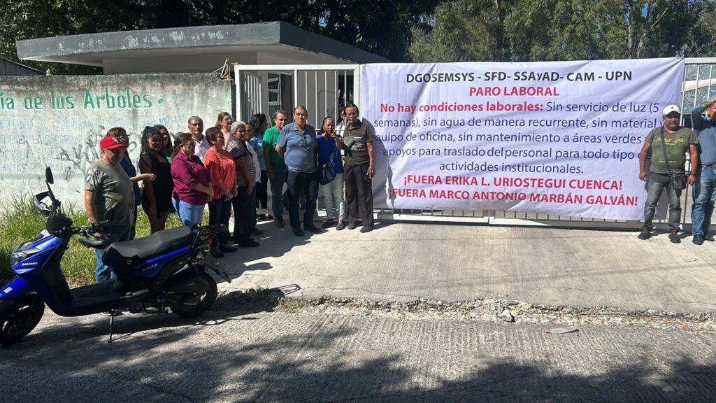 En Chilpancingo… Paran labores en dependencia de la SEG,por falta de agua y energía eléctrica