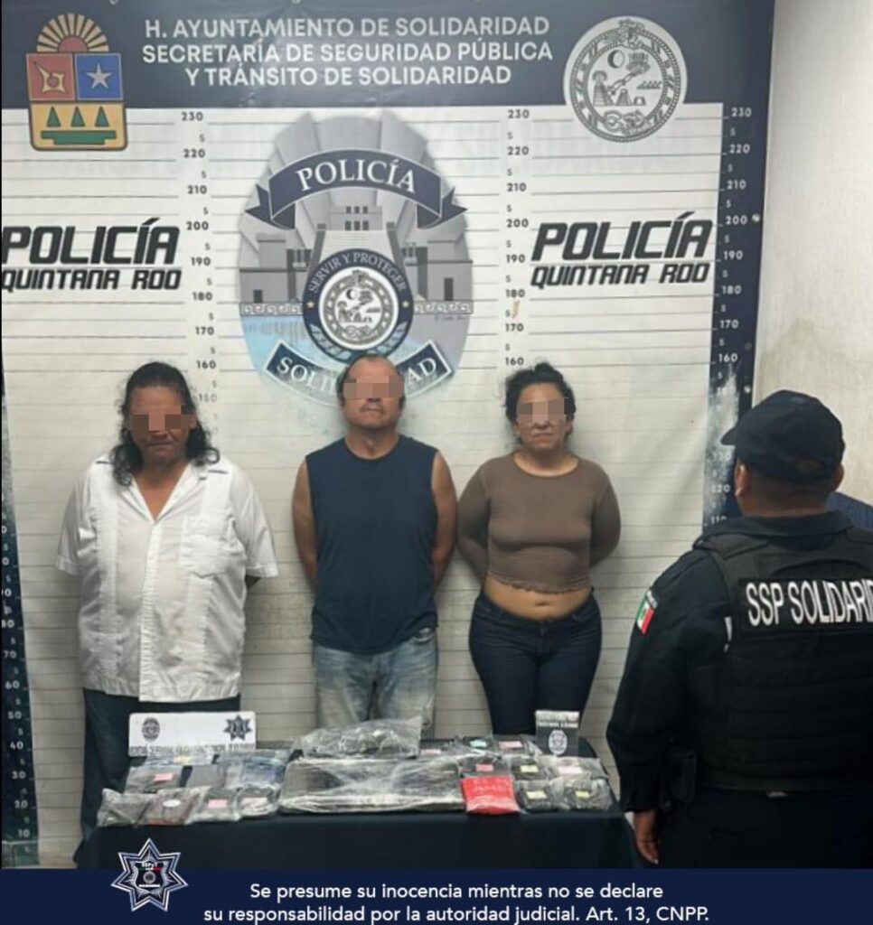 Caen dos hombres y una mujer por trata de personas en Playa del Carmen