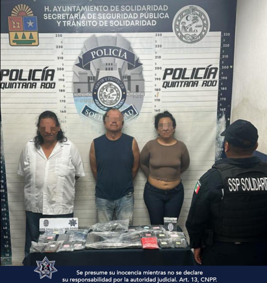 Caen dos hombres y una mujer por trata de personas en Playa del Carmen