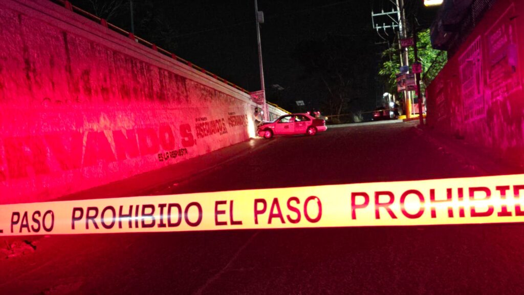 Ejecutan a balazos a un taxista, en Chilpancingo