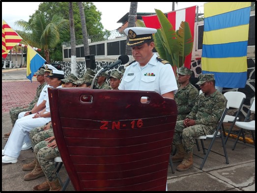 La Décima Sexta Zona Naval con base en Zihuatanejo conmemora el 23 de noviembre, “Día de la Armada de México”