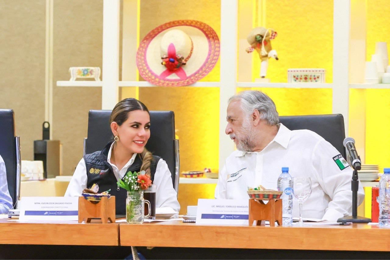 Evelyn Salgado y Miguel Torruco reafirman el Tianguis Turístico Acapulco 2024
