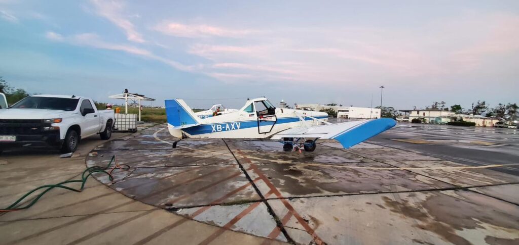 SSG refuerza la prevención del dengue a través de fumigación aérea