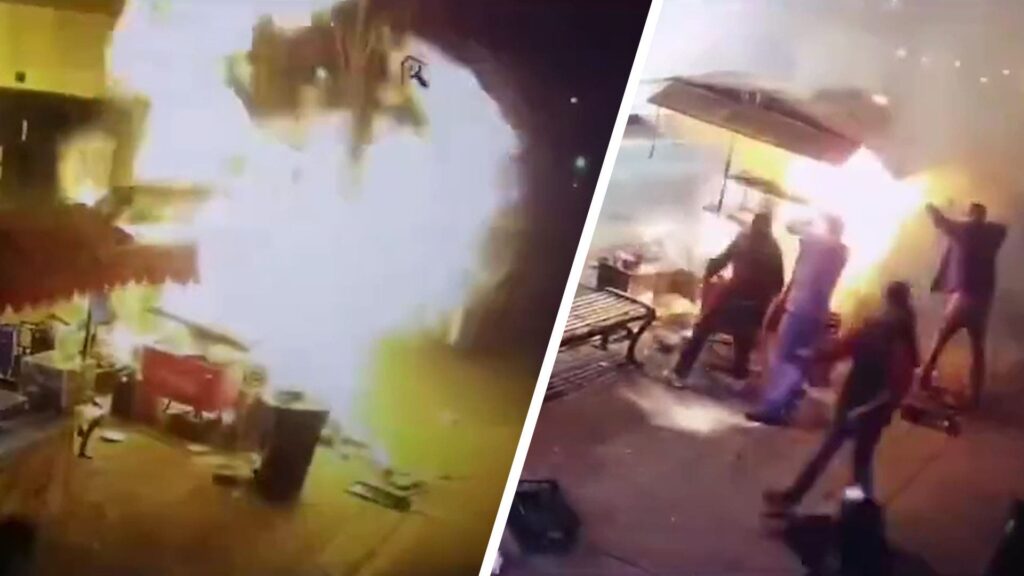 Tijuana… Explosión de un puesto de tacos deja dos personas heridas