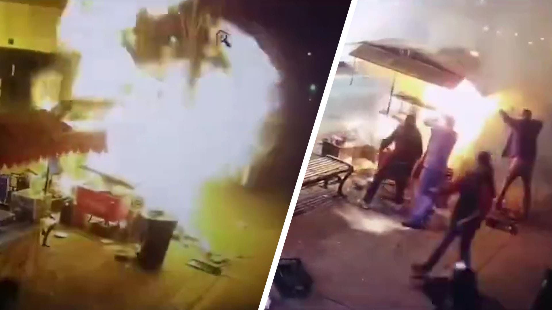 Tijuana… Explosión de un puesto de tacos deja dos personas heridas