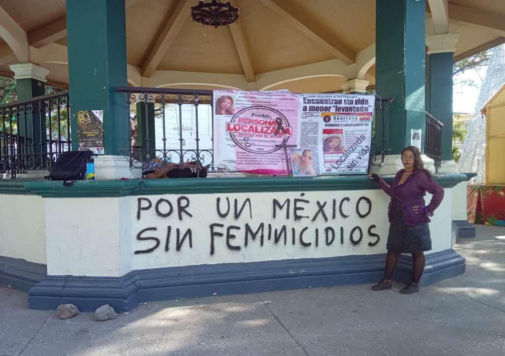 En Chilpancingo… Detuvieron a Wendy Alanís, feminista que protestaba contra los feminicidios