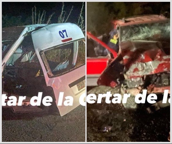 Cuatro heridos al chocar Urvan y una camioneta en Barbulillas