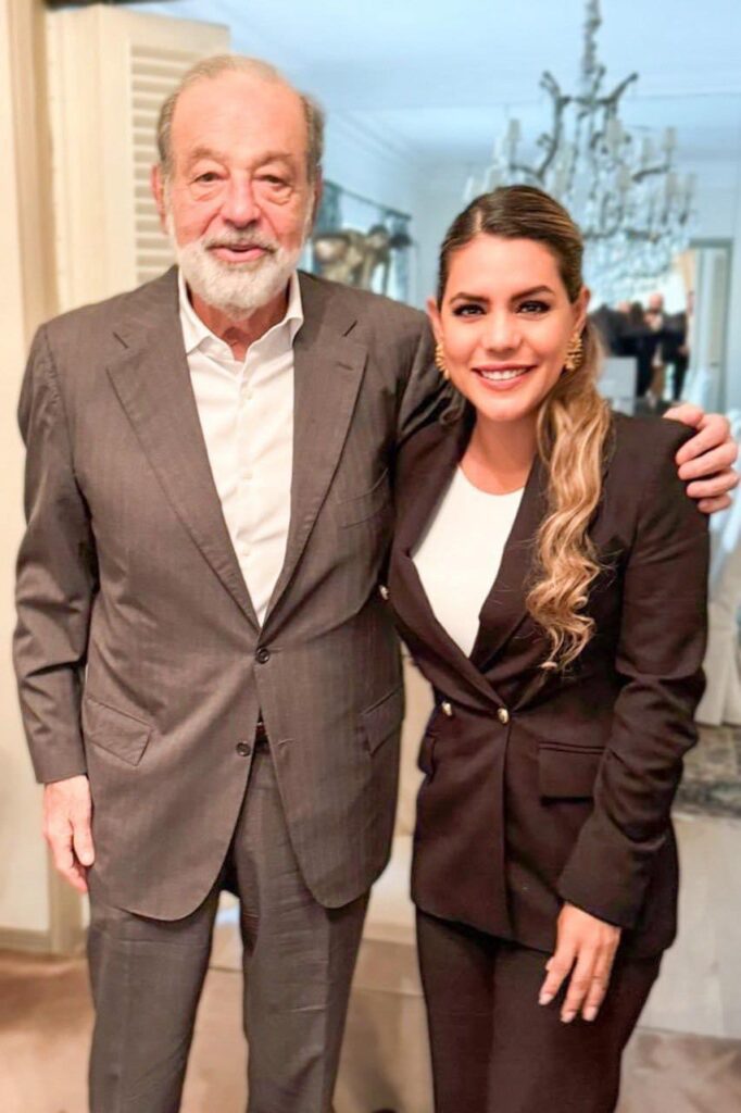 Evelyn Salgado y Carlos Slim suman esfuerzos por acapulco