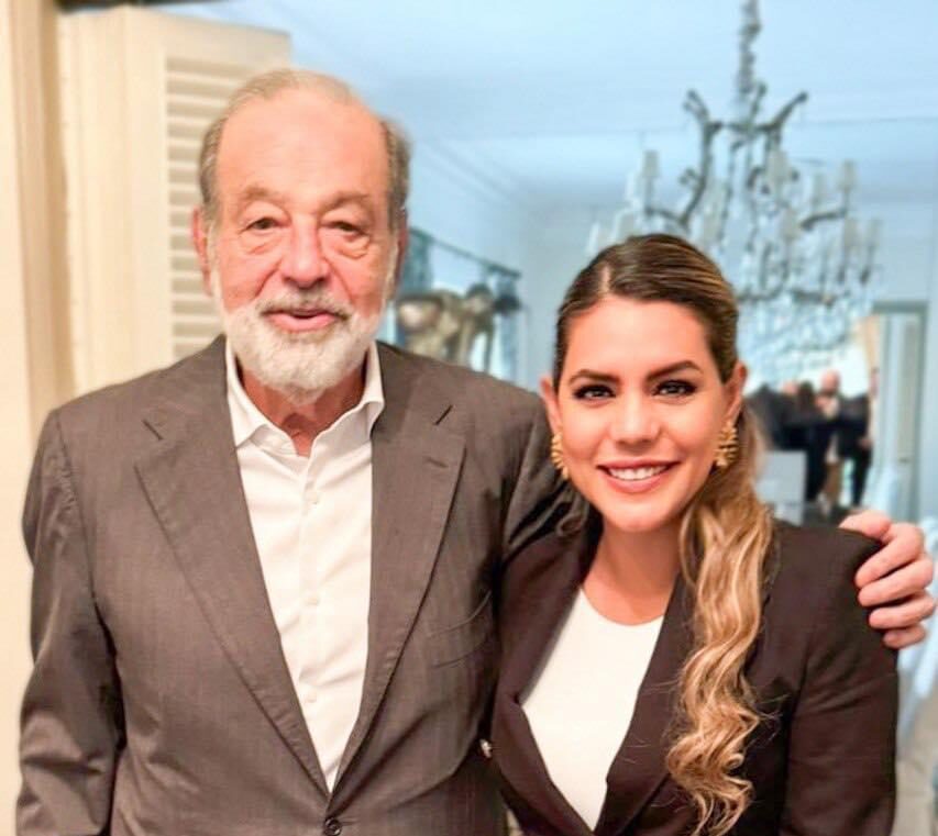 Evelyn Salgado y Carlos Slim suman esfuerzos por acapulco