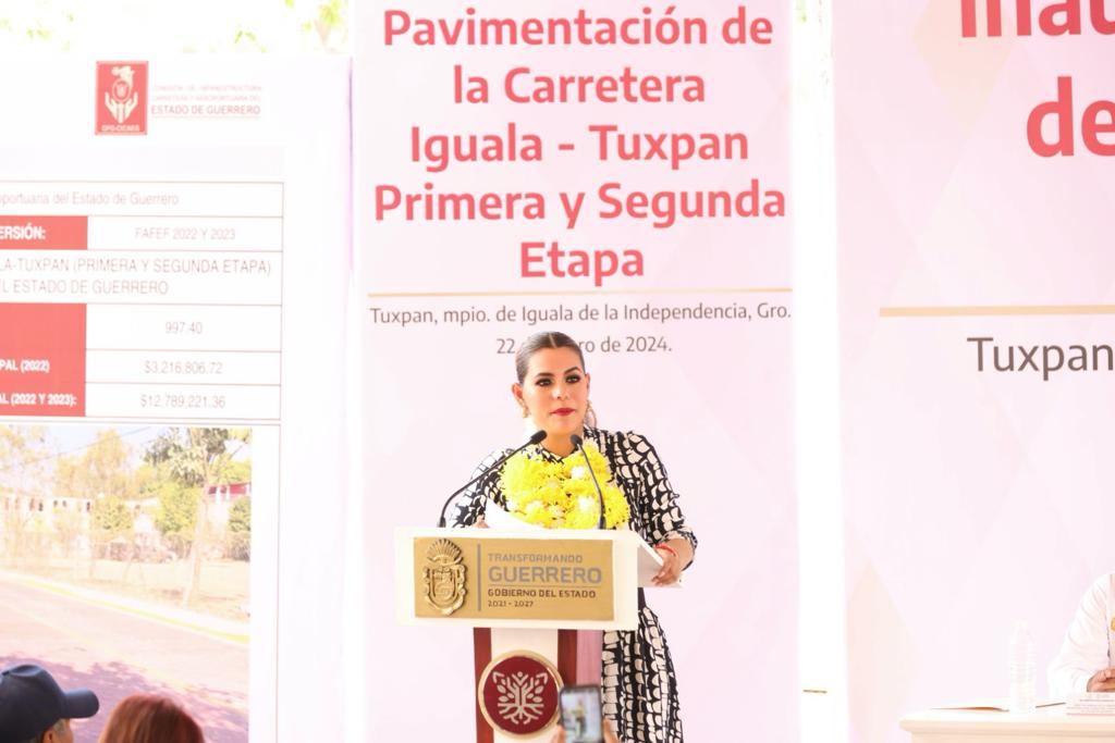 Este 2024 nos propusimos redoblar esfuerzos y será el año de las obras: Evelyn Salgado