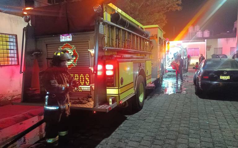 Se incendia una vivienda en Villas del Pedregal, Morelia
