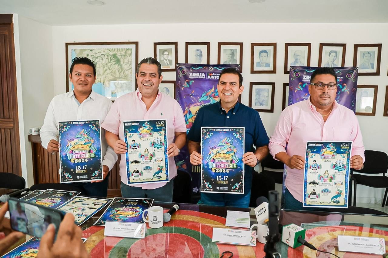 Alcalde Jorge Sánchez Allec informa que Carnaval Ixtapa-Zihuatanejo 2024 será del 15 al 17 de marzo