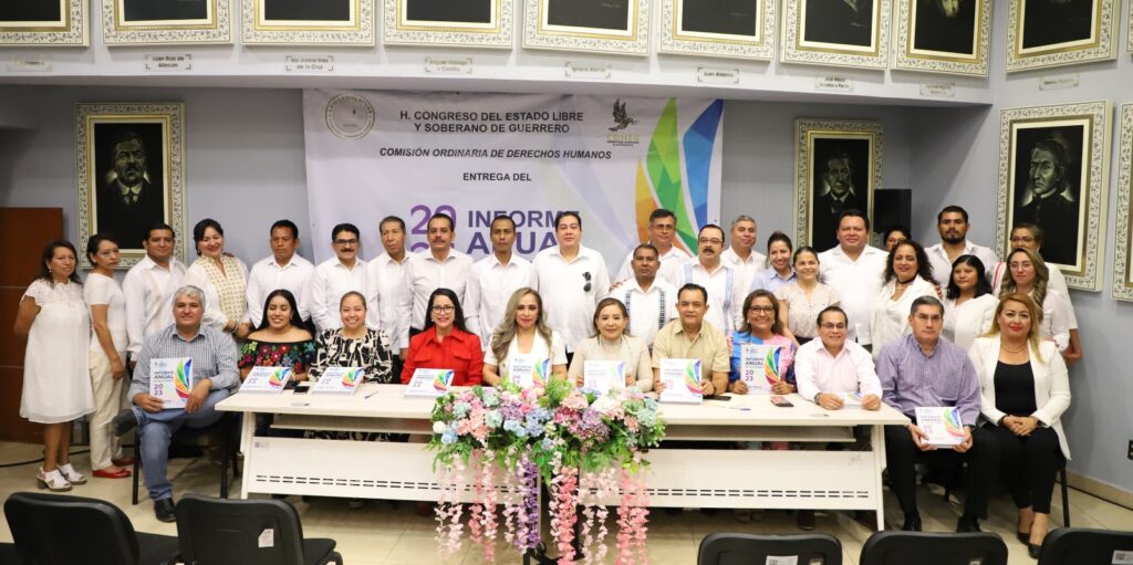 Recibe el Congreso el informe anual de actividades de la CDHEG