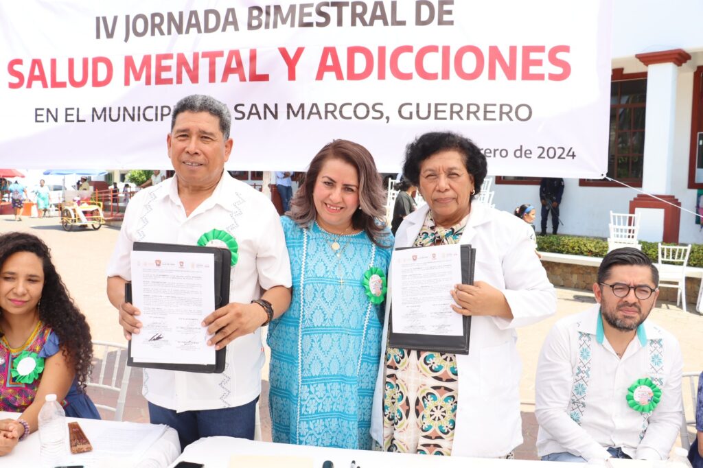 Celebra SSG Cuarta Jornada Bimestral de Salud Mental y Adicciones en el municipio de San Marcos