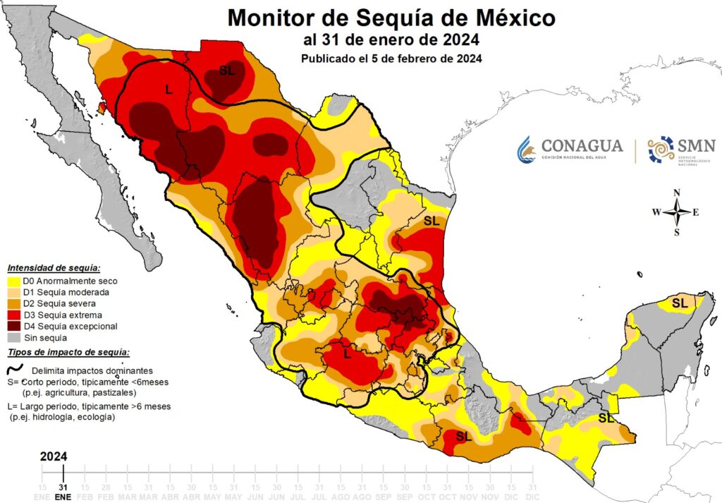 En los próximos 6 meses… Conagua: 40 municipios de Guerrero padecerán sequía moderada o severa