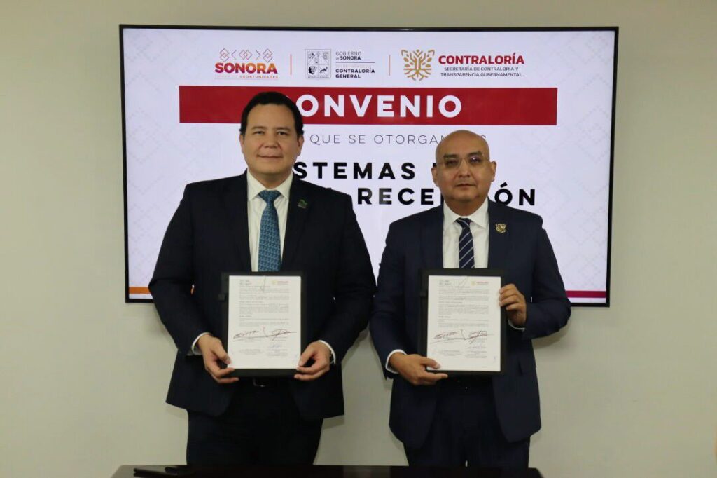 Firman convenio de colaboración SCYTG Guerrero y SCGE de Sonora en materia de implementación de sistemas