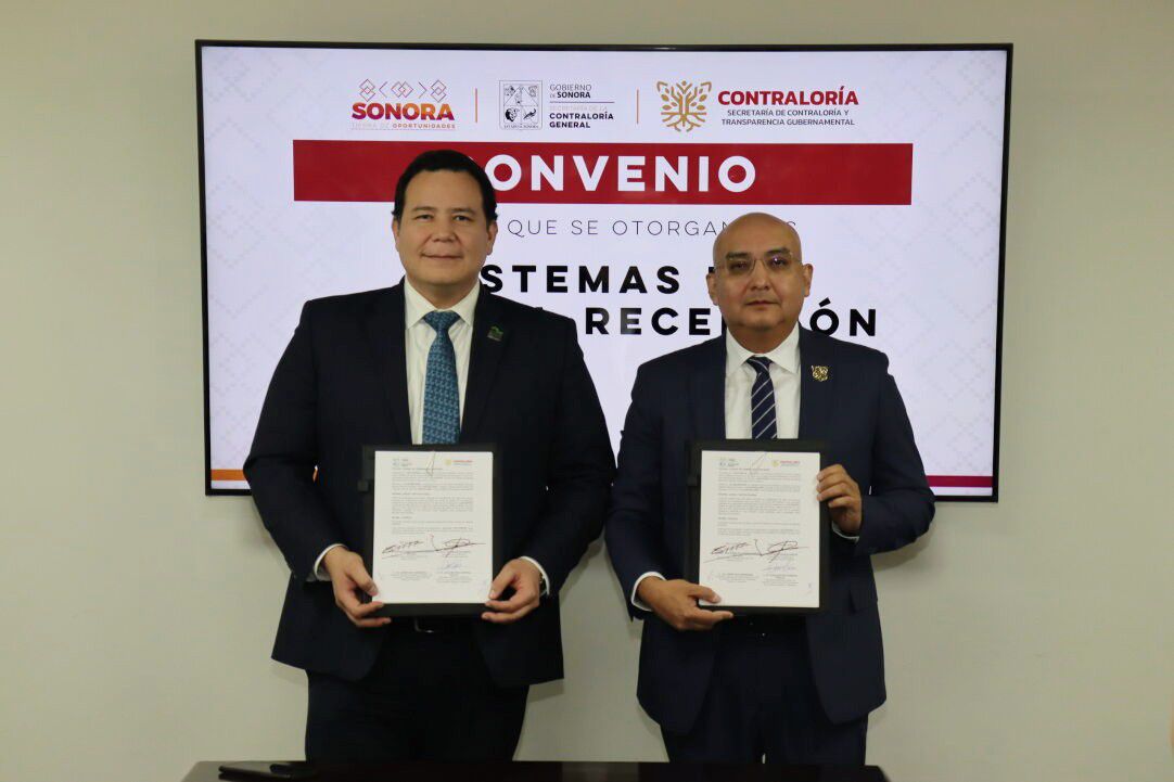 Firman convenio de colaboración SCYTG Guerrero y SCGE de Sonora en materia de implementación de sistemas
