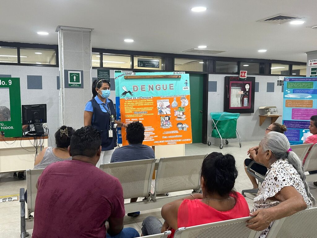 Continúa IMSS Guerrero pláticas para la prevención del dengue
