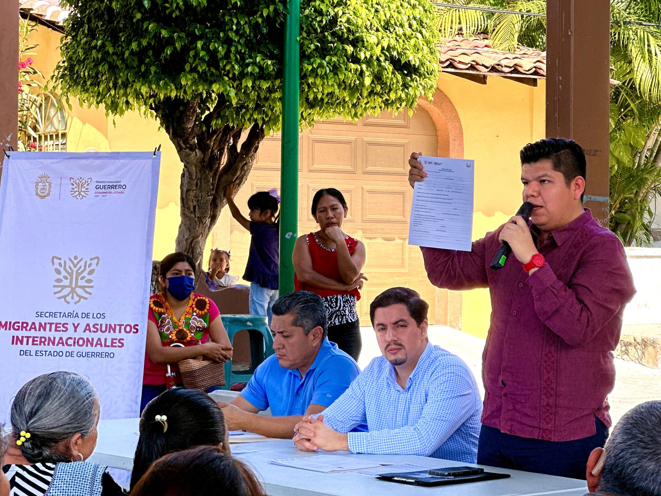 Lleva SEMAI jornada del Programa “Lazos Migrantes” al Valle del Ocotito