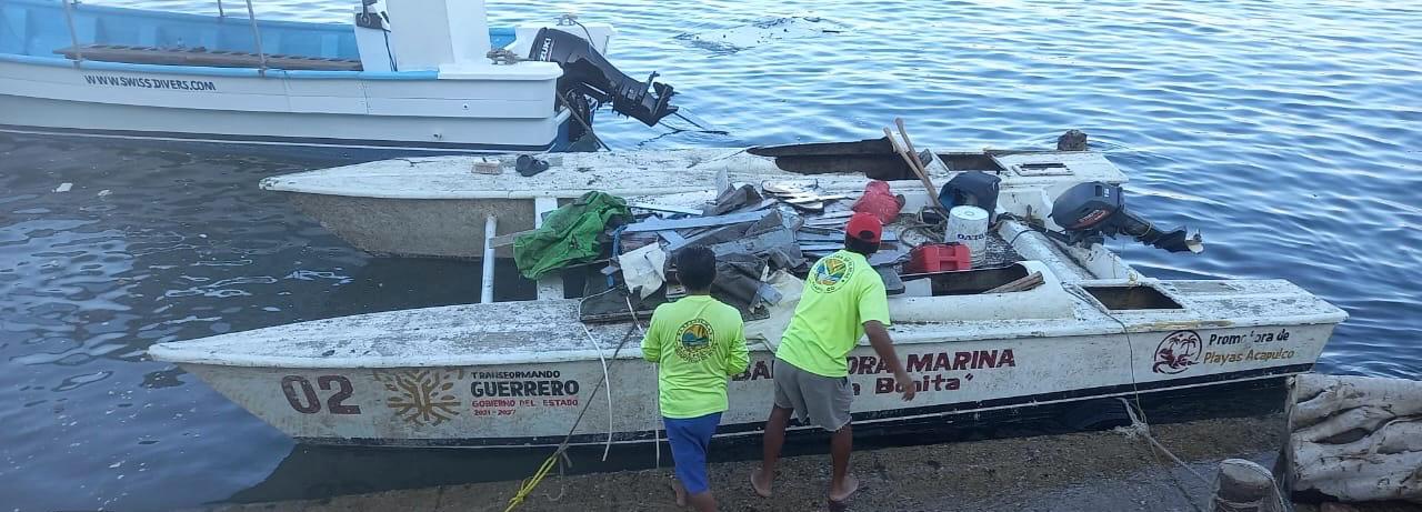 Realiza la administradora y promotora de playas acciones de limpieza en el mar y la franja de arena