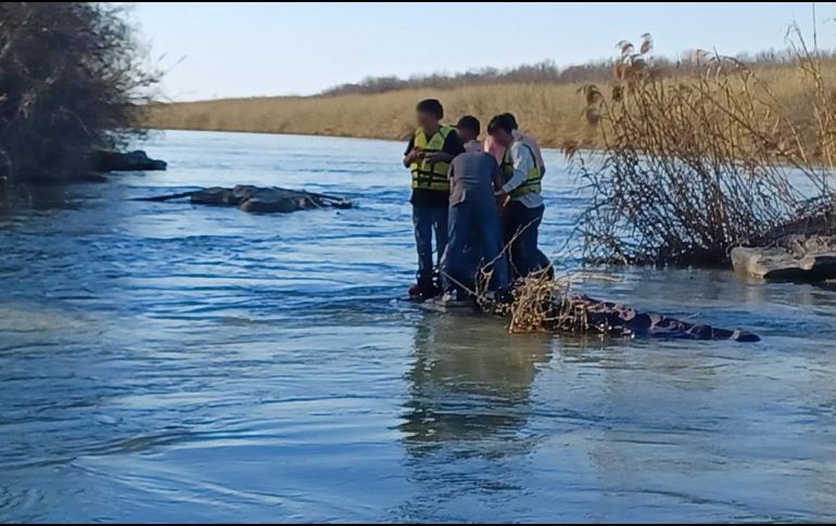 INM rescata a dos menores y seis adultos en el Río Bravo