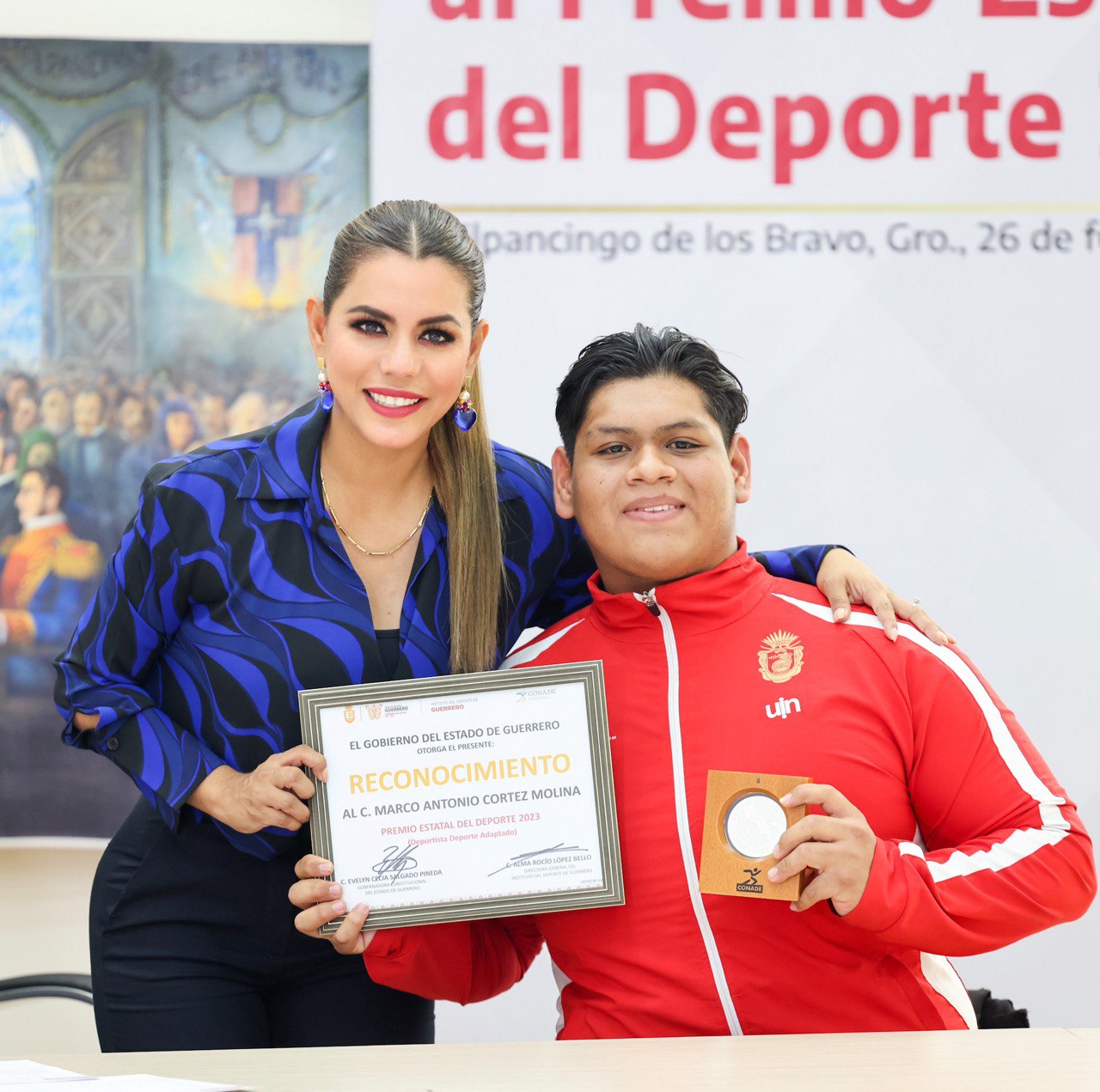 En Guerrero reconocemos a la juventud talentosa, seguiremos apoyando a los deportistas: Evelyn Salgado