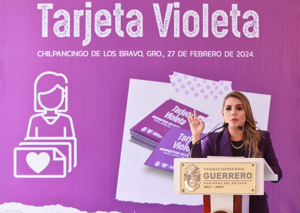Presenta Evelyn Salgado la “Tarjeta violeta”, para mujeres vulnerables