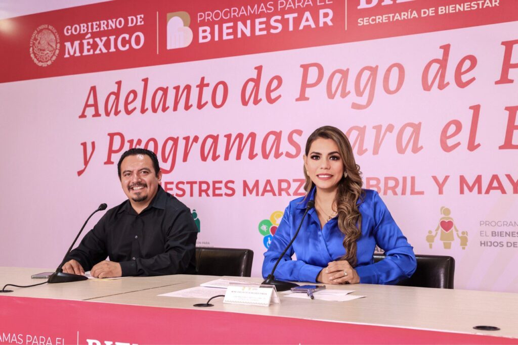 Adelantan pago de pensiones de los programas para el Bienestar en Guerrero