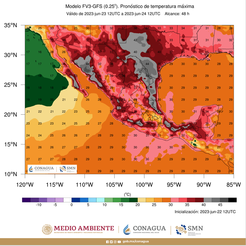Alerta SGIRPCGRO por altas temperaturas y ambiente extremadamente caluroso en Guerrero