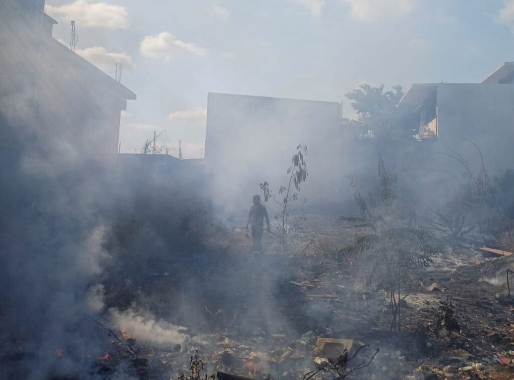 Gobierno de Guerrero trabaja para sofocar incendio forestal en Acapulco
