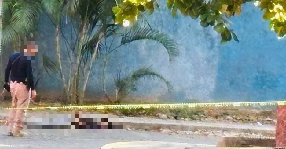 Un hombre fue asesinado la tarde del domingo en la colonia Zapata de Zihuatanejo