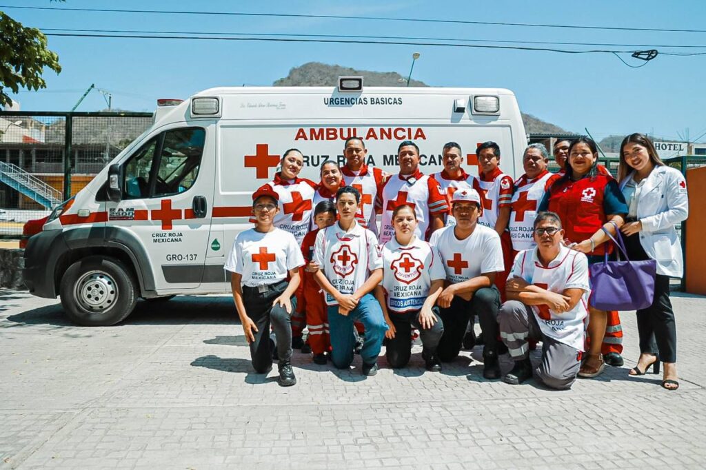 Ayuntamiento de Zihuatanejo y Cruz Roja unidos por la salud