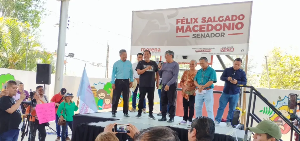 Ofrece Félix Salgado Macedonio… Si Claudia gana la Presidencia, resolverá el problema del agua en Chilpancingo
