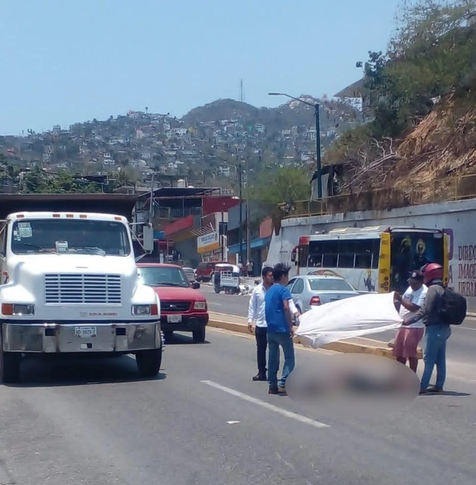 En Acapulco… Muere una mujer de la tercera edad arrollada por un vehículo