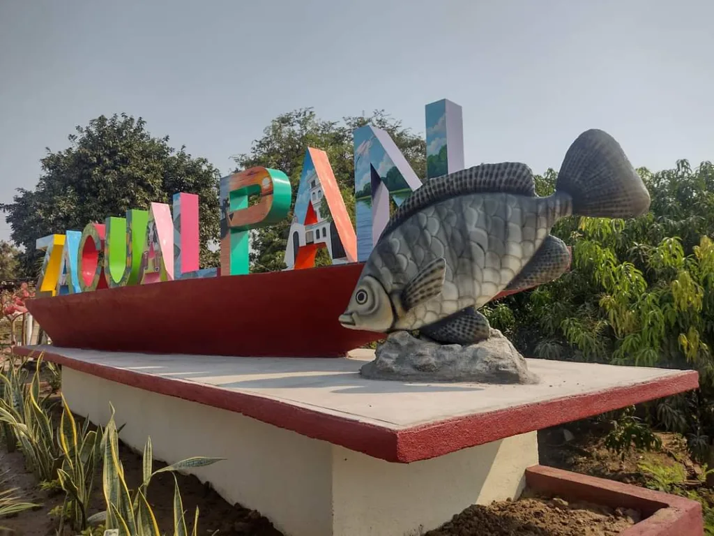 Realizan escultura en Zacualpan