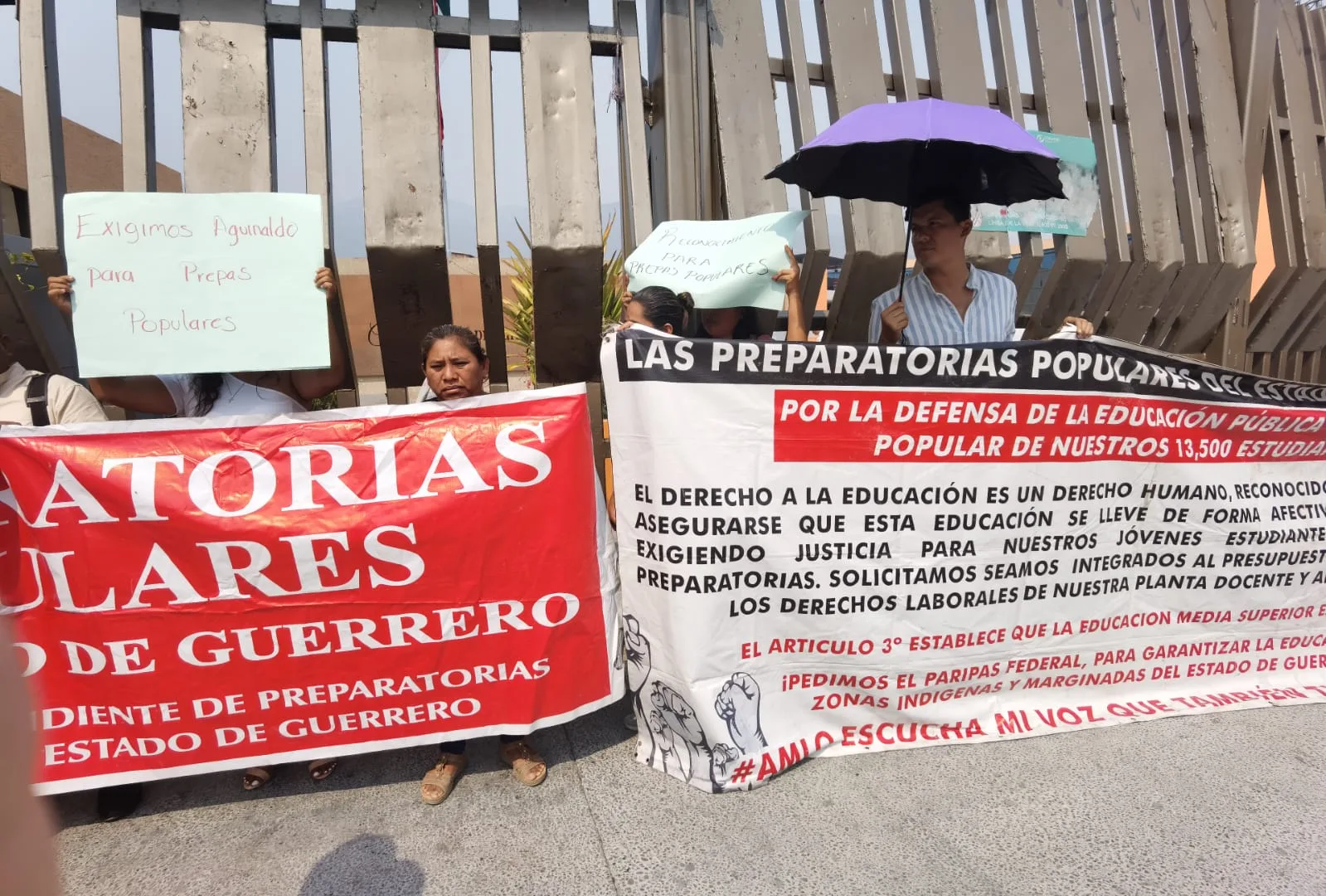 En Chilpancingo… Insisten en que el gobierno estatal reconozca a Preparatorias Populares