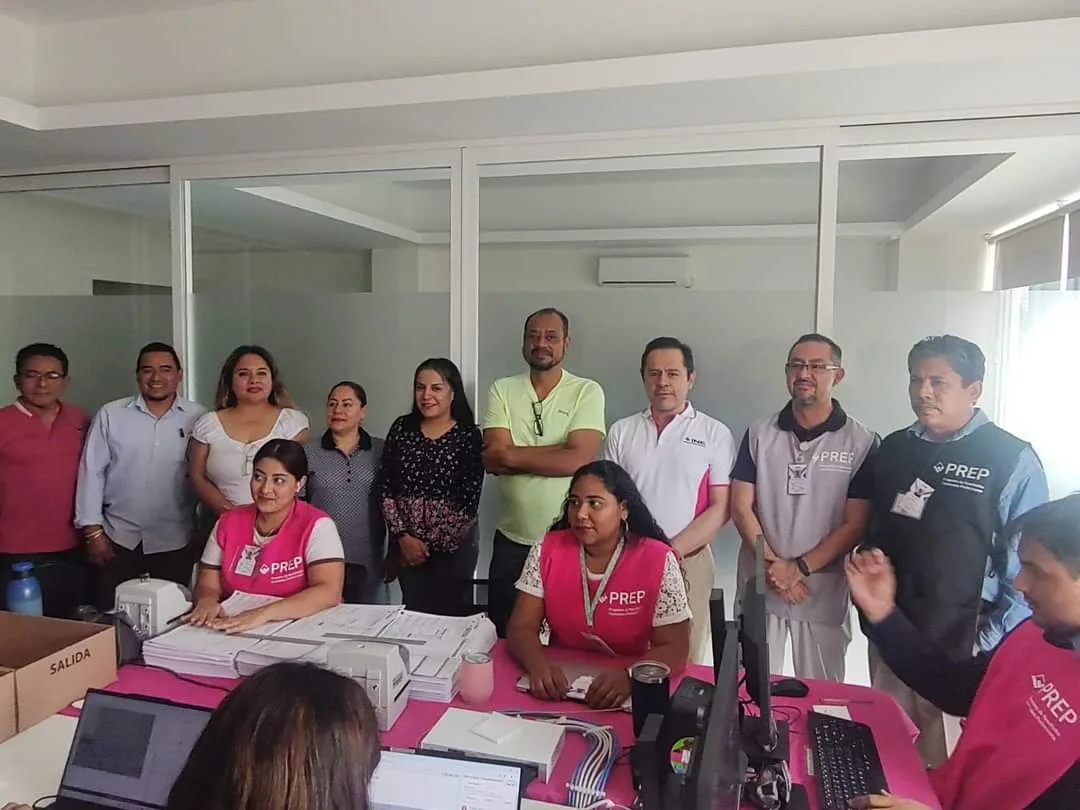 El INE en Guerrero… Realizan primer simulacro del Programa de Resultados Electorales Preliminares