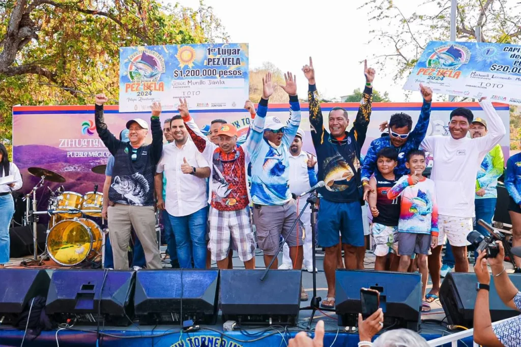 Zihuatanejo brilla en la edición XXXIX del Torneo Internacional de Pesca del Pez Vela