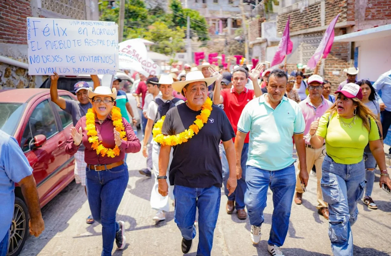 En Acapulco… Félix Salgado pide el voto para ganar la mayoría en el Congreso federal